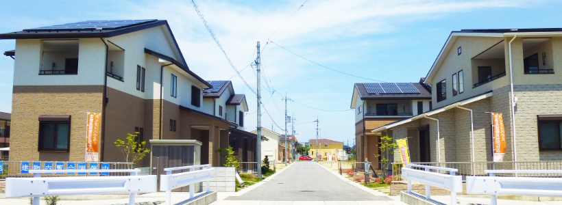 ▲当社「中小森分譲地／近江八幡市」