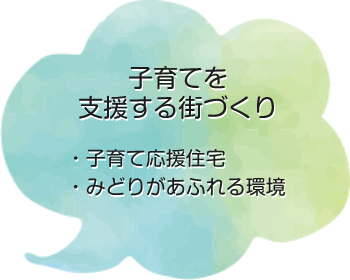 子育ては支援するまちづくり